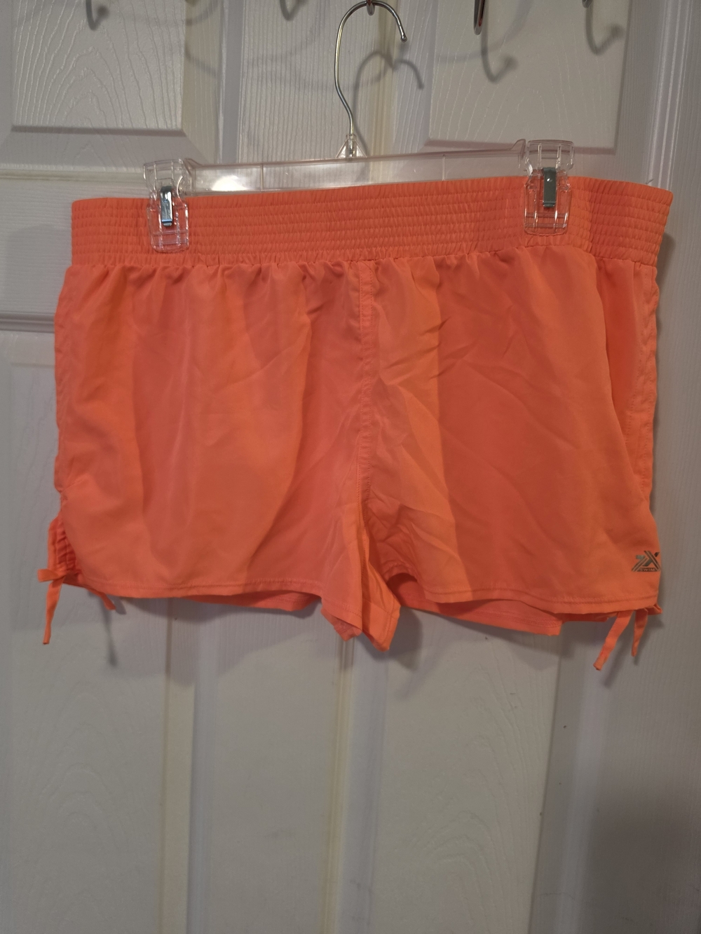 Women’s Active Drawstring Shorts - Neon Orange Size XXL